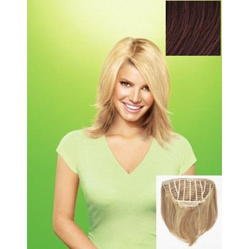 HairDo - 14inch Layered Flip Vibralite Synthetic Extensions (Color: R33 Dark Auburn)